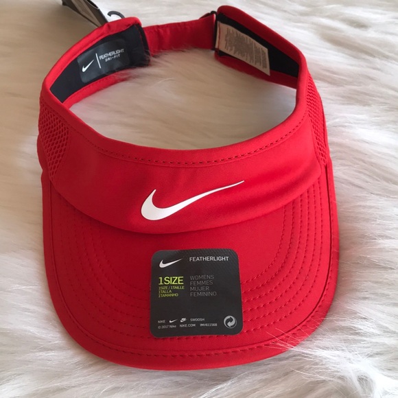 red nike visors